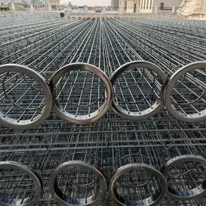 【鑫泉环保材料】盐城有机硅袋笼 除尘骨架 非标尺寸可定制 化工除尘用