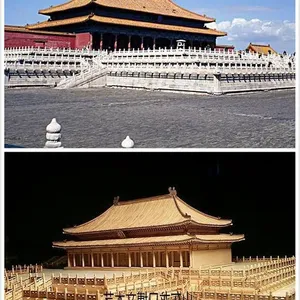 故宫三大殿太和殿古建筑模型博物馆沙盘模型定制厂家山东龙口博文木艺厂