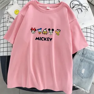 广州沙河欧货新款欧洲站小衫米奇t恤2020衣服女ins超火短袖夏季大码上衣潮***T恤