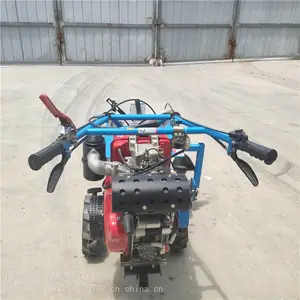 手扶柴油链条式开沟机 挖槽机 工程挖沟机 电缆燃气管道开沟开槽机