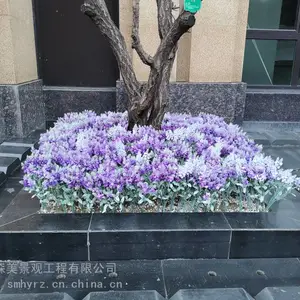沈阳店铺仿真绢花装置