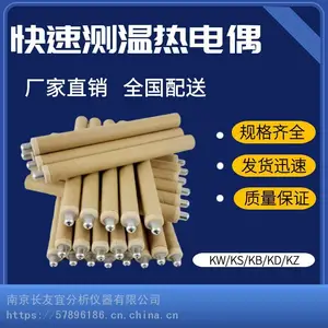 长友宜铸造冶炼炉前快速热电偶 熔炼测温用偶头KW-602P