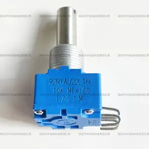 原装BOURNS 92R1A-J22-L15L 92R1AJ22L15L 10KΩ旋转电位器可调电阻