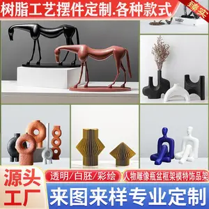 树脂公仔定制卡通手办吉祥物定做工艺品创意车载桌面摆件盲盒定制装饰摆件