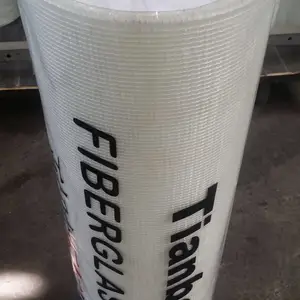 天波网格布 厂家工地网格布玻璃纤维耐碱自粘建筑外墙玻纤保温抗裂网格布