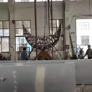 玻璃钢地标雕塑 钢结构雕塑 不锈钢地标雕塑厂家