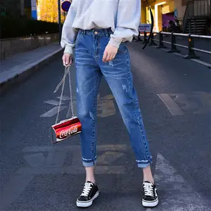 广西来宾尾货牛仔裤清货5元临沂毛衣批发市场新手低成本创业女式服装
