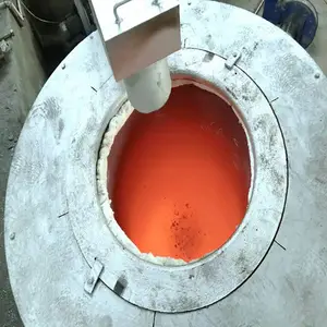 可定制铝合金熔化熔炼炉可定制10吨坩埚炉运占地小