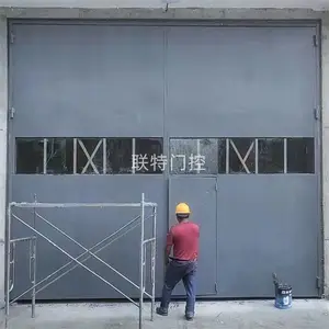 平开钢大门 工业钢制大门 钢质平开大门 定制制作