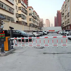 烟台道闸小区起落杆自动升降杆莱山停车场挡车杆上门安装