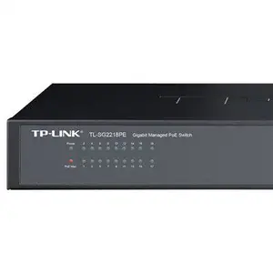 TP-LINK TL-SG2218PE 16-48口全千兆云管理PoE交换机 50W功率