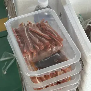泡椒凤爪鸡脚锁鲜装塑料盒可充氮气封口盒22/1320/1422/16等