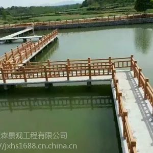 江西水泥栏杆仿木护栏3-6型
