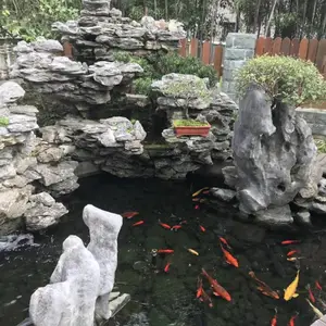 千层石 产地直销 英德叠山石 假山制造 峰石 大型观景石 大量批发直销