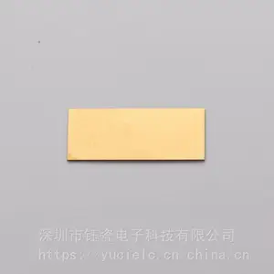 氮化铝镀金 陶瓷电镀金 化学镀金 化镍金 定制加工打样 磁控溅射 磁控镀膜