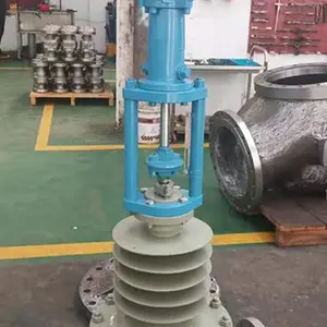 温州厂家直销T947H智能电动带散热高温调节阀 电动锅炉给水调节阀