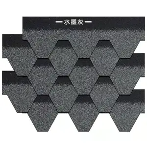 天津沥青瓦厂家自粘型屋顶瓦片阳光房隔热防噪德高瓦别墅木屋面防水油毡瓦