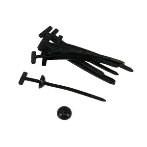 Nylon universal cable tie buckle通用尼龙电缆扎带扣汽修塑料穿心钉