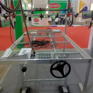 实体苗床生产厂家 加厚移动育苗床花卉大棚整套设备