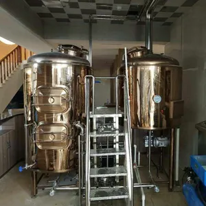 新疆餐饮啤酒设备厂家供应300-5000升精酿啤酒设备,免费酿酒技术培训