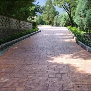 青岛市北区压花地坪厚度 山东压模地坪覆盖养护 亚斯特