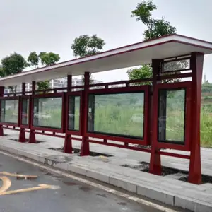 供应候车亭--不锈钢候车亭---仿古候车亭·--艺术候车亭