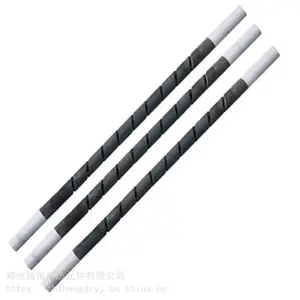 郑州单螺纹硅碳棒定制碳化硅加热管高温炉配件
