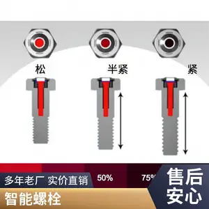 高强度环槽铆钉  半圆头虎克螺栓 矿山机械振动筛专用 SmartBolts 智能螺栓