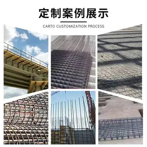 混凝土屋面防裂网建筑钢筋网片桥梁路面铺装螺纹钢筋网