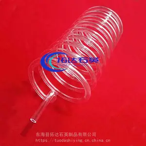 螺旋石英管厂家 加工石英管耐腐蚀透光高专业定制