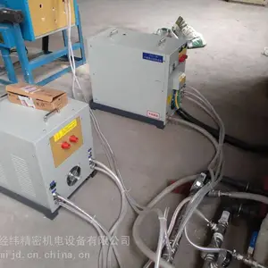 供应150公斤小型熔铜炉，小型110型中频电炉铜合金坩埚熔化炉
