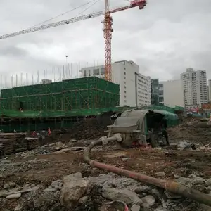 云南楚雄禄丰建筑工地桥梁混凝土砼输送泵电泵包月出租租赁,车载泵