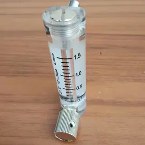 厂家直销0.1-1.5L/min面板式LZM-2有机玻璃气体浮子流量计