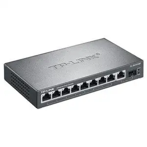 TP-LINK TL-SG1210P全千兆8口POE交换机标准48V供电带光口监控用
