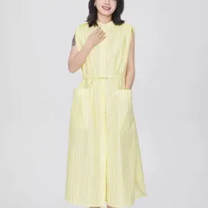原创设计师品牌 紫布语夏棉麻大版型女装折扣库存尾货供应链