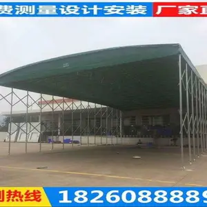 南宁大排档夜宵帐篷户外烧烤雨棚加固施工蓬推拉帐篷活动雨篷仓库帐篷
