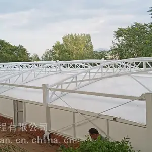 污水池加盖除臭选景天膜结构
