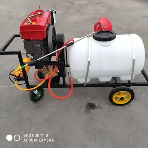 多功能推车喷雾器 汽油款高压泵打药机 200升打药浇花车