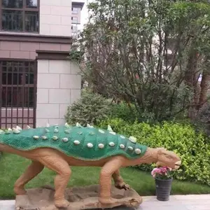 机械甲龙 仿真恐龙制作 仿真甲龙模型