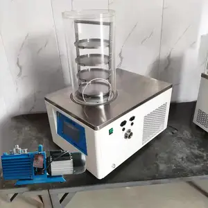 真空冻干机定制厂 触摸屏台式真空冷冻干燥机 1L