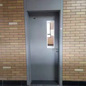 厚朴瑞特生产学生寝室钢质门无菌耐用寝室宿舍门带视窗200*800