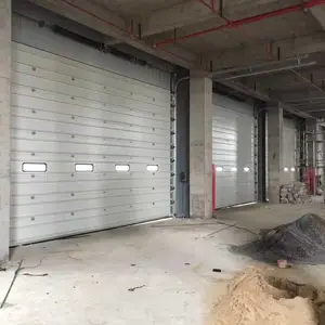 多合工业提升门 电动垂直抗风自动滑升 仓库大型厂房重型 消防车库门