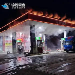 武汉***降温喷雾,加油站喷雾降温系统
