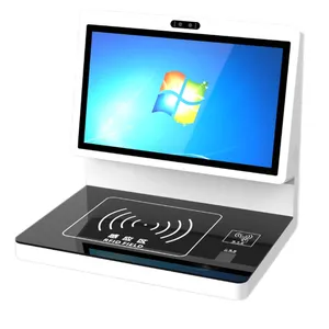 XZ-ST02 RFID桌面式自助操作终端 rfid桌面工具图书档案服装布草工器具批量识别群读无漏读无窜读盘点结算台