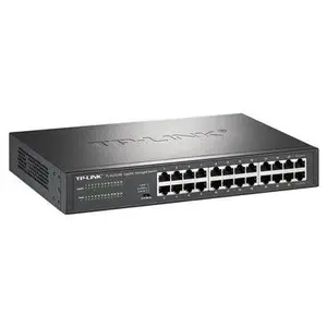 TP-LINK24口千兆交换机16孔TL-SG2024D企业10路vlan汇聚监控专用