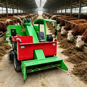 牛粪收集清扫车 柴油小型四轮清粪机 三立方粪污运输车