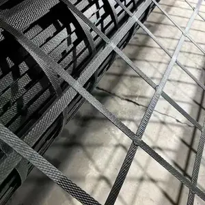 双向塑料土工格栅 机场跑道建设 地基加固 ***格