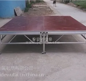 加厚6061-T6铝合金活动舞台架 组装移动升降婚庆户外演出活动t台济南厂家直销
