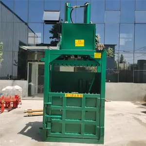 立式液压废料打包机 吨袋立式挤块机价格 纸箱压块机