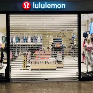 汽车美容店商场店铺水晶卷帘门 电动卷闸门 透明卷帘门维修定制